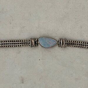 Rare & Beautiful Vintage KL Sterling silver Bracelet